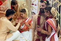 দক্ষিণী রীতিতে বিয়ে করলেন বলিউডের জনপ্রিয় বাঙালি অভিনেত্রী মৌনি