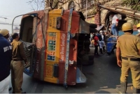 দুর্ঘটনাস্থলে ছুটে যায় পুলিশ, দমকল