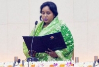 মেয়র আইভীর শপথ গ্রহণ