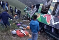 ভয়াবহ বাস দুর্ঘটনায় ২০ জন নিহত