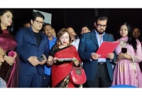 অঞ্জনা নির্বাচিত হলেন মিশা-জায়েদ প্যানেল থেকে, শপথ নিলেন ইলিয়াস কাঞ্চন কমিটিতে