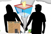 স্ত্রী বিদ্রোহী প্রার্থী, 'দলের স্বার্থে' বিবাহ বিচ্ছেদ