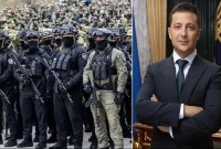 প্রেসিডেন্ড জেলেনস্কিকে হত্যা করতে যাওয়া চেচেন সেনা দলকে ধ্বংসের দাবি