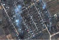  ইউক্রেনের রাজধানীর যে ভয়াবহ বিষয়টি ধরা পড়েছে কৃত্রিম উপগ্রহে