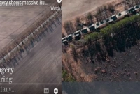 কিয়েভের পথে শত শত বিমান বিধ্বংসী ট্যাংক, কামান, সাঁজোয়া যান সহ বিশাল রুশ সামরিক বহর!