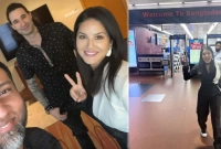 'এই সুন্দর দেশে এসে আমি খুব খুশি', ঢাকায় পৌঁছে বললেন সানি লিওন