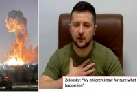চলছে তুমুল যুদ্ধ; জেলেনস্কি তার নিজের সন্তানদের নিয়ে যা বললেন