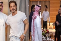 সৌদি আরবের মন্ত্রী শাহরুখ খানের বাড়িতে!