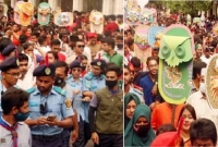 সুসময়ের বার্তা দিলো এবারের মঙ্গল শোভাযাত্রা