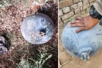 গ্রামবাসীদের মধ্যে আতঙ্ক! আকাশ থেকে কী পড়ল? দেখে তাজ্জব!