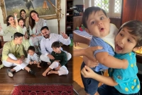 ছোট ভাইকে আগলে রাখছে তৈমুর, প্রশংসায় পঞ্চমুখ নেটদুনিয়া