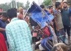 ট্রাকের সঙ্গে অটোরিকশার সংঘর্ষ, ৪ জনের মৃত্যু