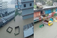 অতীতের সব রেকর্ড ভেঙে ভয়াবহ বন্যা সিলেটে, উদ্ধারে সেনাবাহিনী অতীতের সব রেকর্ড ভেঙে ভয়াবহ বন্যা সিলেটে, উদ্ধারে সেনাবাহিনী