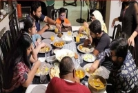 একসঙ্গে এক টেবিলে খাবার খেলেন ওমর সানি-মৌসুমী