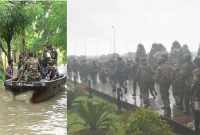 উদ্ধার তৎপরতা শুরু করেছে সেনাবাহিনী, ক্রমাগত বাড়ছে পানি উদ্ধার তৎপরতা শুরু করেছে সেনাবাহিনী, ক্রমাগত বাড়ছে পানি