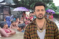 বন্যা কবলিত মানুষদের অর্থ সহায়তা দেবেন শাকিব খান