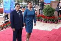 বিদায়ের আগে নিজের মেয়েকে দেশের ভাইস প্রেসিডেন্ট বানালেন দুতের্তে