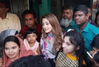 খুলনার দর্শকদের ভালোবাসায় মুগ্ধ পূজা চেরি