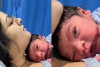 পরীমনি এবার ছেলের ছবি ও নাম প্রকাশ করলেন