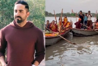 উত্তেজিত মহিলাকে নদীতে ঝাঁপ দিতে দেখে যা করলেন আয়ুষ্মান