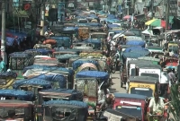ছিমছাম শহর নেত্রকোনা এখন যানজটের নগরী