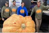 ১ হাজার ১৫৮ কেজি ওজনের একটি কুমড়া!