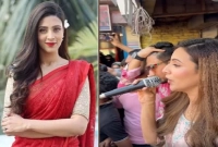 হাজার হাজার দর্শকদের মাঝে মিমকে নিয়ে উন্মাদনা!