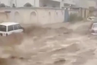 সৌদি আরবে বন্যায় ভেসে যাচ্ছে গাড়ি, বন্ধ স্কুল-কলেজ
