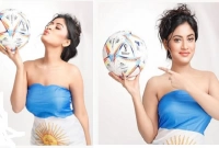 নায়িকা মৌ আর্জেন্টিনার পতাকা গায়ে জড়িয়ে সমর্থন জানালেন 