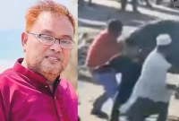 দুই মহিষের ধাওয়া ও গুঁতায় সাবেক এমপি বদি আহত