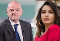 ফাইনালের আগের রাতে ফিফা প্রেসিডেন্টের কাছে নোরা ফাতেহি