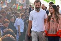 ভারত জোড়ো যাত্রায় রাহুল গান্ধীর সঙ্গে কমল হাসান