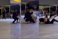 প্রেমিক-প্রেমিকার এই নাচ দেখলে হাসি থামানো কঠিন! (ভিডিও)