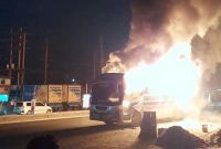 গাজীপুরে শিক্ষাসফরের বাসে আগুন