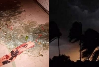 তারাবির নামাজের সময় শক্তিশালী কালবৈশাখীর তাণ্ডব