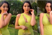 নোরা ফাতেহির চমক অদ্ভুত পোশাকে!