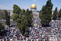 মসজিদুল আকসায় রমজানের শেষ জুমায় আড়াই লাখ মুসল্লি!