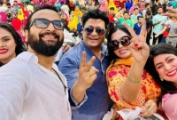 ভোট চাইতে মাঠে নামলেন ঢাকাই ছবির একঝাঁক তারকা