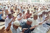 বৃষ্টির জন্য ইসতিসকার নামাজ, উল্টো হাতে বিশেষ মোনাজাত