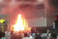 ভয়াবহ আগুন কলকাতা বিমানবন্দরে