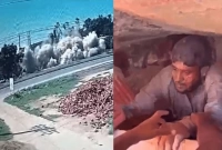 সিলিন্ডার বিস্ফোরণে তিনতলা ভবন ধস, হতাহত ১৬