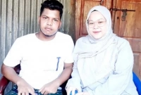 প্রেমের টানে মালয়েশিয়ান তরুণী ছুটে এসেছেন পাবনায়