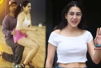 সুযোগ বুঝে সারা আলির ভুল জায়গায় স্পর্শ, অস্বস্তিতে নায়িকা!(ভিডিও)