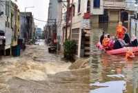 প্রবল বন্যায় ঘরের ছাদ সমান পানি, একের পর এক মৃতদেহ উদ্ধার 