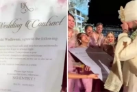  কী কী করতে হবে বিয়ের পর? শ্যালিকার চুক্তিপত্রে স্বাক্ষর করে বিয়ের পিঁড়িতে বর