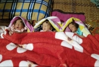 একসঙ্গে দুই মেয়ে ও এক ছেলের জন্ম, সবাই সুস্থ