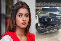 সড়ক দুর্ঘটনায় আহত অভিনেত্রী তানজিন তিশা