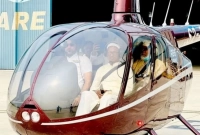 হেলিকপ্টারে ঘুরিয়ে প্রিয় শিক্ষককে বিদায় সংবর্ধনা!