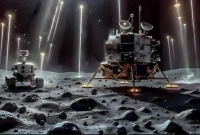 চাঁদে উল্কাবৃষ্টি যা বোমার মতো পড়ছে!