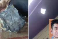 মহাকাশ থেকে টিনের চালে পড়া এক পাথরে ১৭ কোটির মালিক যুবক!